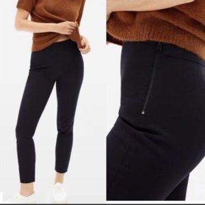 💥 (10 for $10) Everlane The Side-Zip Stretch Cotton Pant in Black